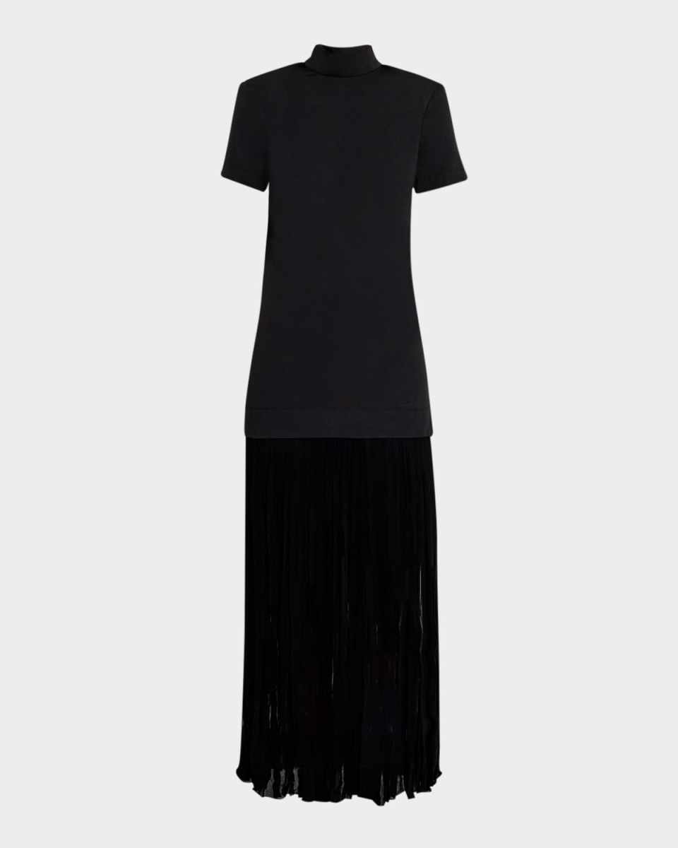 Pia Tie-Neck Maxi Dress